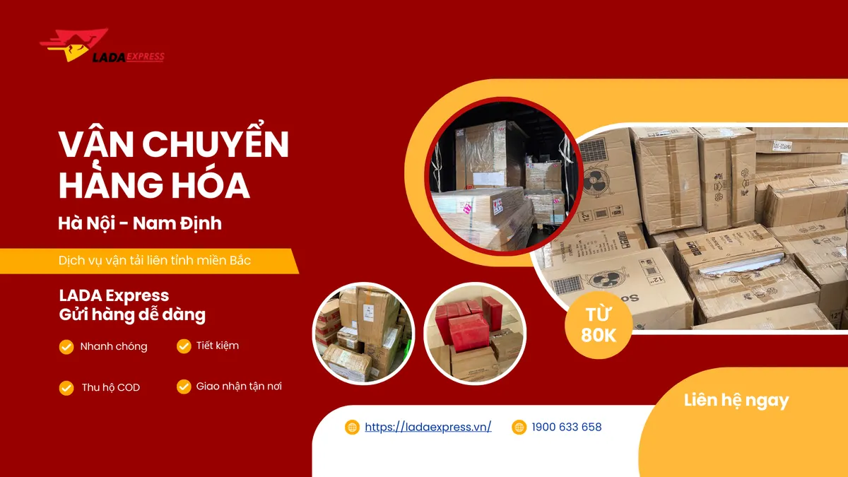 Vận chuyển hàng hóa Hà Nội - Nam Định